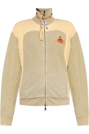 Vivienne Westwood Sweathshirts & Hoodies, unisex, , XS, Farveblok Sweater med Høj Krave