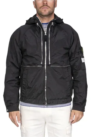 Stone Island Jakke, Herre, Sort, L, Sort Herrejakke V0029