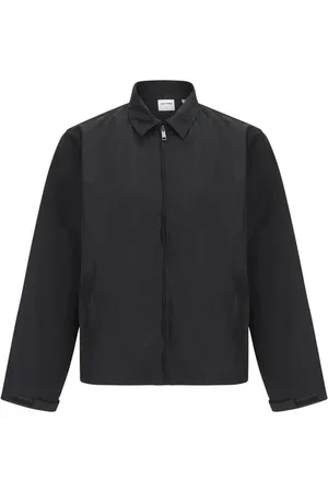 Daily paper Jakke, Herre, Sort, L, Uld, Monokrom Track Jacket med Justerbar Hem