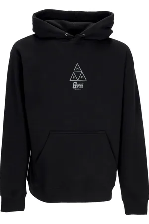 Huf Sweathshirts & Hoodies, Herre, Sort, M, Bomuld, Gundam Triple Triangle Sort Hoodie