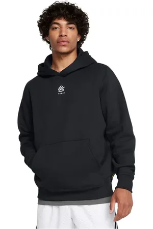 Under Armour Sweathshirts & Hoodies, Herre, Sort, 2XL, Curry Splash Hoodie