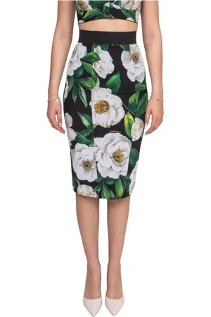 Dolce & Gabbana Nederdel, Dame, Flerfarvet, S, Gardenia Kvinder Nederdel