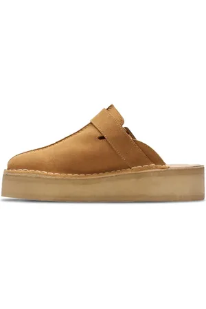 Clarks Sko, Dame, Brun, 37 1/2 EU, Suede, Trekwedge Mule
