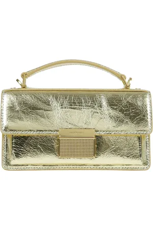 Golden Goose Taske, Dame, Gul, ONE SIZE, Uld, Venedig Taske Elegant Statement Håndtaske