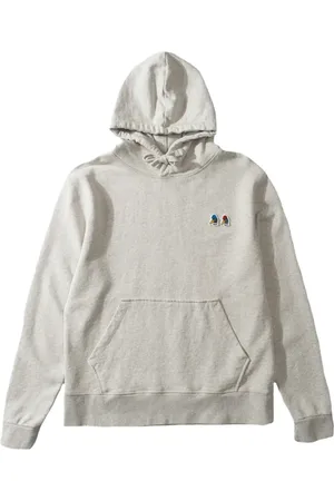 Edmmond Studios Sweathshirts & Hoodies, Herre, Grå, M, Uld, Særlig Ande Hoodie