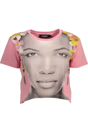 Desigual Top, Dame, Lyserød, L, Bomuld, Bomuld Kvinder Top
