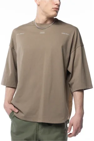 A.A. Spectrum Strik, Herre, Brun, M, Bomuld, Knockout T-shirt Brun Ler