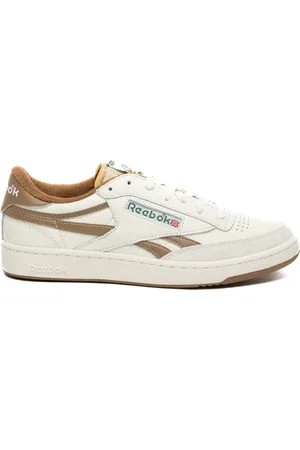 Reebok Sko, Herre, Flerfarvet, 37 1/2 EU, Uld, Beige Tennis-inspirerede Sneakers