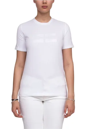 Elisabetta Franchi Top, Dame, Hvid, M, Uld, Elegant Damestrik i Elfenben