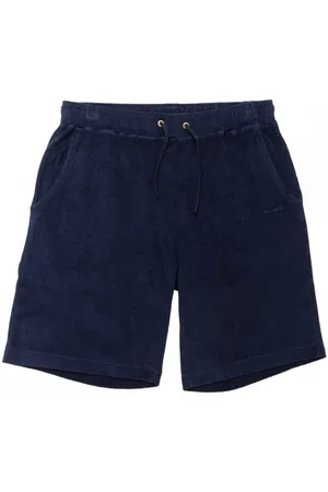 Edmmond Studios Shorts, Herre, Blå, M, Blød Terry Shorts Plain
