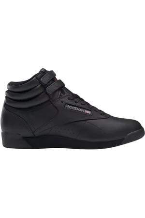 Reebok Sko, Dame, Sort, 38 1/2 EU, Tyl, Kvinders Freestyle Hi Sneakers