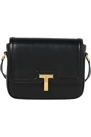 Tom Ford Taske, Dame, Sort, ONE SIZE, Uld, Sort Læder Skuldertaske