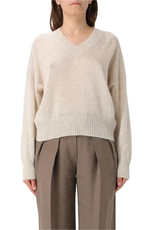 Brunello Cucinelli Strik, Dame, , XS, Cashmere, Luksuriøs Cashmere Blend Sweater