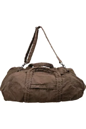 Entire Studios Taske, Dame, Brun, ONE SIZE, Uld, Rejse Duffle Taske med Håndtag og Skulderrem
