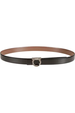 Salvatore Ferragamo Tilbehør, Herre, Brun, 110 CM, Læder, Herre Bælter Tilbehør