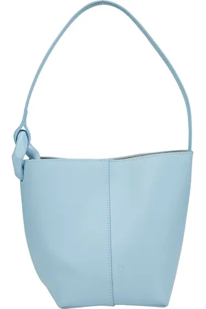J.W.Anderson Taske, Dame, Blå, ONE SIZE, Uld, Lille Corner Bucket Skuldertaske
