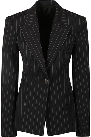 The Attico Jakke, Dame, Blå, S, Polyester, Blazer Jakke