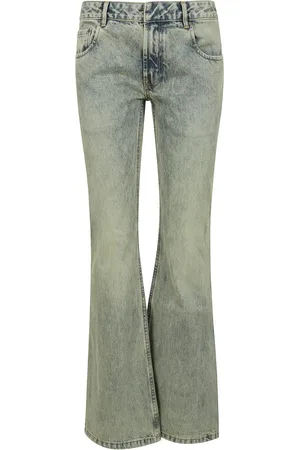 Entire Studios Jeans, Dame, Blå, S, Slim Flare Surfacewave Jeans