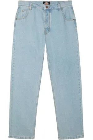 Dickies Jeans, Herre, Blå, W26, Denim, Bred Ben Denim Bukser