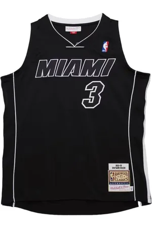 Mitchell & Ness Sport, Herre, Sort, 2XL, Polyester, Dwyane Wade Miami Heat Trøje