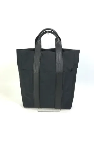Hermès Pre-owned, Dame, Sort, ONE SIZE, Tyl, Pre-owned Stof hndtasker