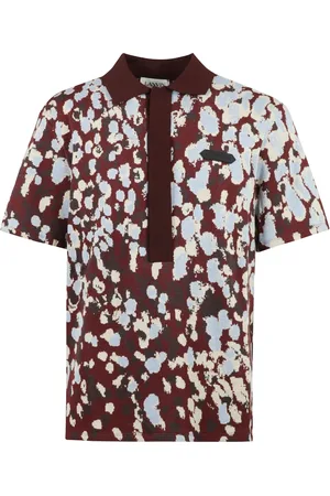 Lanvin Top, Herre, Flerfarvet, M, Bomuld, Polo Detail Points T-shirt