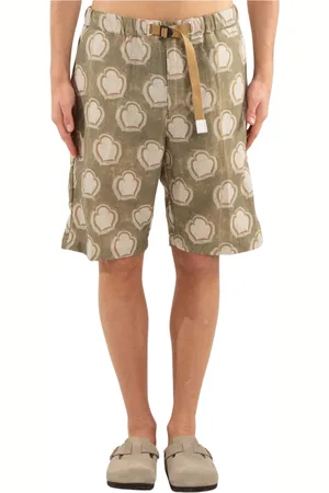 White Sand Shorts, Herre, Grøn, L, Uld, Stilfulde Allover Print Shorts
