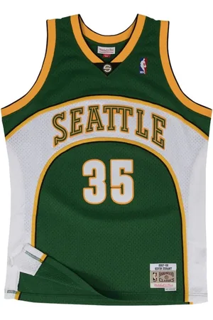 Mitchell & Ness Sport, Herre, Grøn, M, Kevin Durant Seattle Supersonics T-shirt
