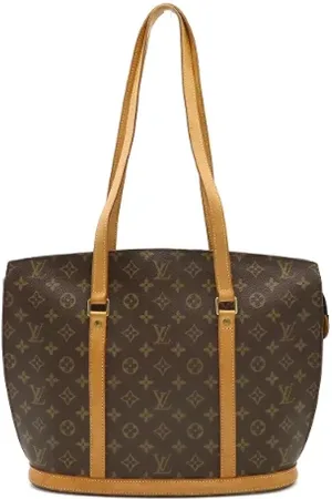 LOUIS VUITTON Pre-owned, Dame, Brun, ONE SIZE, Uld, Pre-owned Canvas totes