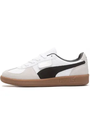 PUMA Sko, Herre, Flerfarvet, 42 EU, Læder, Læder Palermo Sneakers