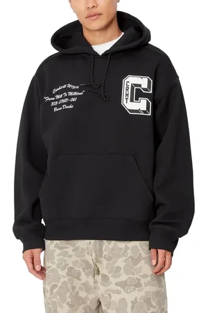 Carhartt Sweathshirts & Hoodies, Herre, Sort, L, Bomuld, Brun Ænder Hættetrøje