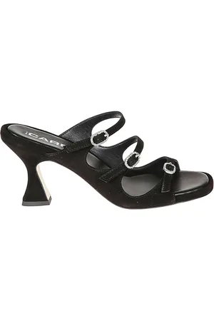 Carel Sko, Dame, Sort, 36 EU, Suede, Sort Ruskind Slingback Sko