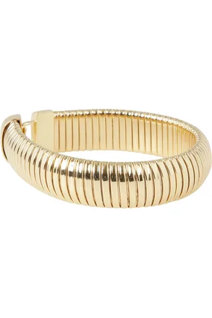 ANINE BING Tilbehør, Dame, Gul, ONE SIZE, Slangekædearmbånd med blank finish