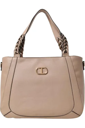 Twin-Set Taske, Dame, , ONE SIZE, Uld, Snor Design Tote Taske