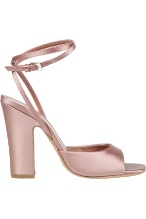 PARIS TEXAS Sko, Dame, , 36 EU, Satin, Firkantet Tå Chunky Hæl Sandaler