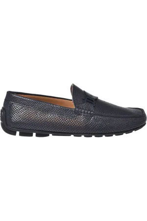 BALDININI Sko, Herre, Lilla, 42 EU, Blue perforated loafer
