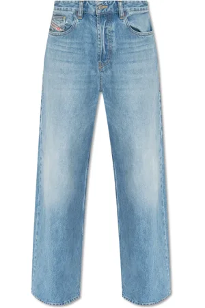 Diesel Jeans, Dame, Blå, W26 L30, Bomuld, Jeans 