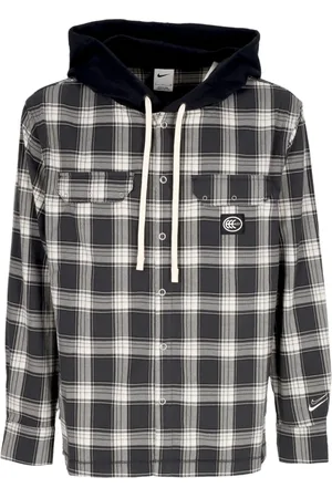 Nike Jakke, Herre, Flerfarvet, XL, Uld, Kevin Durant Flannel Hoodie Sort