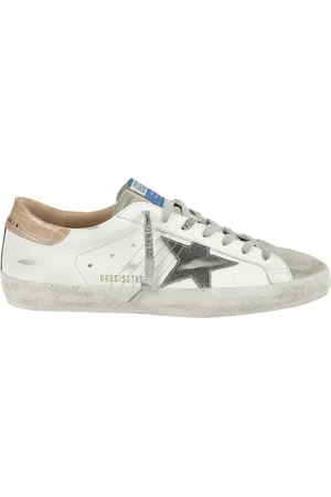 Golden Goose Sko, Herre, Flerfarvet, 44 EU, Læder, Vintage Sort Læder Super-Star Sneakers