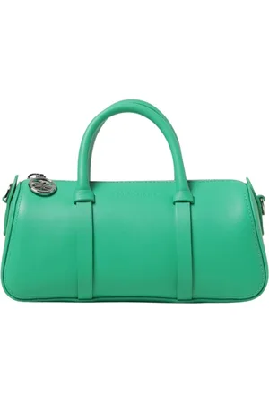 Longchamp Taske, Dame, Grøn, ONE SIZE, Uld, Stilfuld Zip Travel Skuldertaske