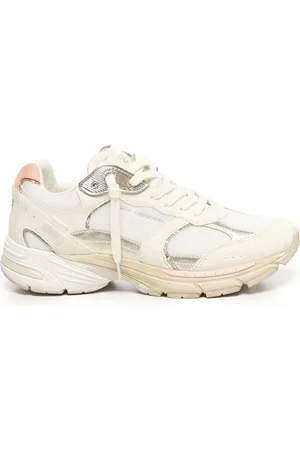 Crime london Sko, Dame, Hvid, 40 EU, Uld, Hvide Sneakers med Ruskindsoverdel