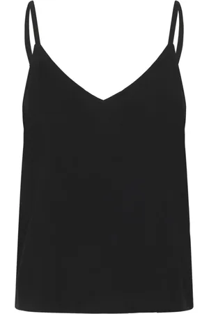 Part Two Top, Dame, Sort, 3XL, Uld, Sort V-hals Top Rosianepw Bluse
