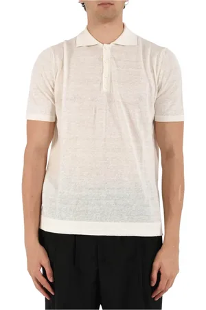 COSTUMEIN Top, Herre, , XL, Linned, Linned Polo Skjorte med knappet krave