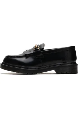 Dr. Martens Sko, Herre, Sort, 36 EU, Uld, Sort Poleret Glatte Loafers