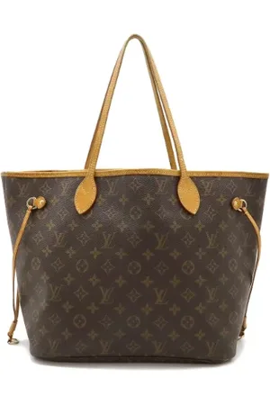 LOUIS VUITTON Pre-owned, Dame, Brun, ONE SIZE, Tyl, Pre-owned Canvas totes