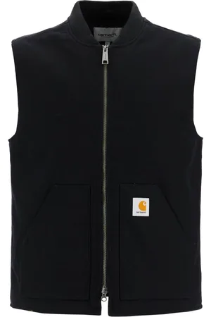 Carhartt Jakke, Herre, Sort, M, Bomuld, Polstret bomuldsvest med 3M Thinsulate