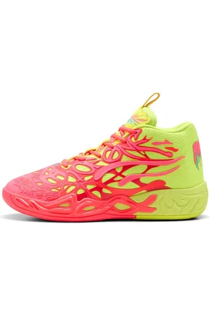 PUMA Sko, Herre, Flerfarvet, 45 EU, Pink Alert Yellow Alert Sneakers