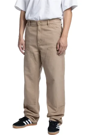 Carhartt Bukser, Herre, Brun, W31 L32, Bomuld, Double Knee Canvas Work Pants