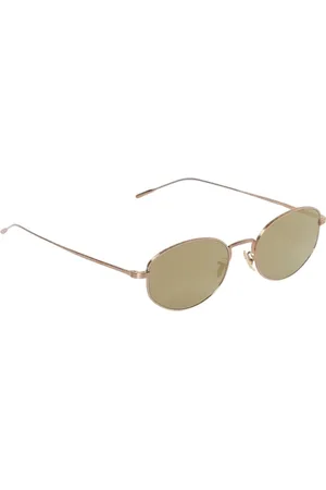 Oliver Peoples Tilbehør, Herre, Gul, 51 MM, Uld, Guld Solbriller Klassisk Design