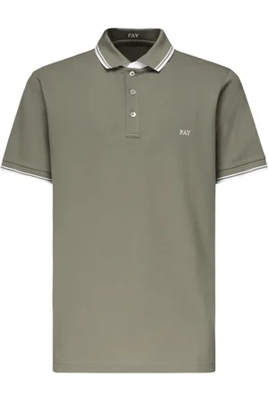 FAY Top, Herre, Grøn, M, Bomuld, Grønne T-shirts og Polos med korte ærmer